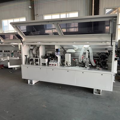 Buy Automatic Edge Banding Machine Providing Edge Adhesion and High Precision Suitable for Cabinet Door and Panel Production online manufacture