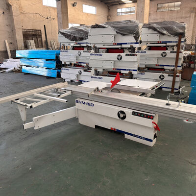 comprare Serratura a tavolo scorrevole professionale BHM-45D con telaio stabile e tavolo scorrevole liscio che garantisce tagli di alta precisione nei compiti di lavorazione del legno online manufacture