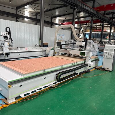 kopen Dubbelstation rechte rij ATC CNC nestmachine MDF-bord snijden online manufacture