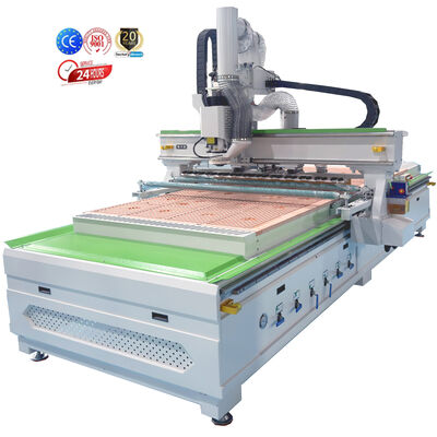 ซื้อ BHM1330A เครื่องเปลี่ยนเครื่องมืออัตโนมัติ CNC Router สําหรับแผ่นไม้ Nesting Door Carving Furniture Engraving online manufacture