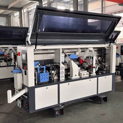 kopen 6 Functies Compacte China Houtbewerking Meubels Zacht Vormend Hout Automatische Kantenlijmmachine online manufacture