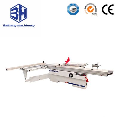 Buy BHM 45D 3200*375mm Wood Cutting Saw Machine with 5.5*0.75kw Motor and 4000-6000 RPM Sliding Table Panel Saw online manufacture