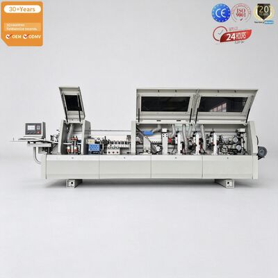 kaufen Automatische Kantenbandmaschine mit geschlossener Schleife, Rotationsvorkonditionierung und linear geführtem Flush-Sever für die Holzbearbeitung online manufacture