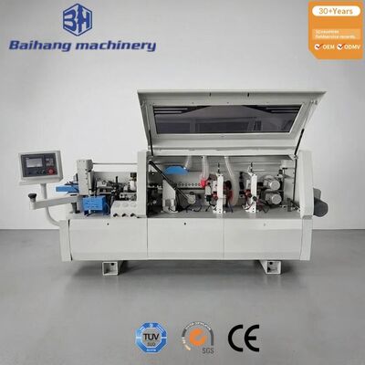 Buy 5 Functions Full Automatic Woodworking Edge Banding Machine with 7KW Power and 16m/min Feed Speed online manufacture