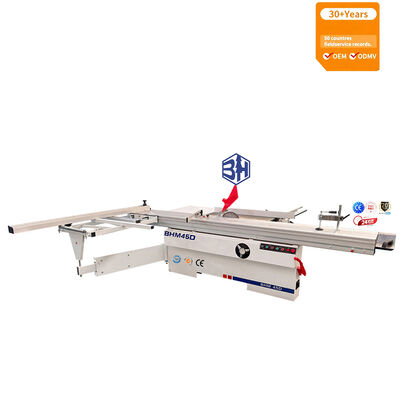주문 3200mm 슬라이딩 테이블 톱 5.5kW 모터로 목조 작업의 정밀 절단 online manufacture