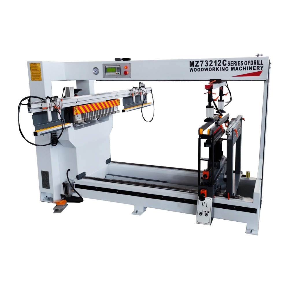 Panel Boring Woodworking Horizontal Drilling And Boring Machine Double Row Wood ...